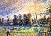 Camille Pissarro Sunset